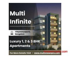 Multi Infinite - Refined 1, 2 & 3 BHK Luxury Residences in Vidyaranyapura, Bangalore