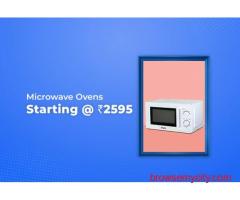 Microwave Ovens Starting from Rs 2595