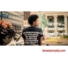 Order Custom Greek Shirts - SS Printing USA