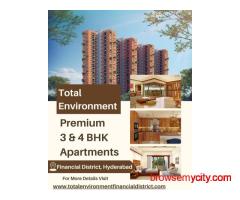 Total Environment Hyderabad - Luxury 3 & 4 BHK Apartments for Sale Near HITEC City