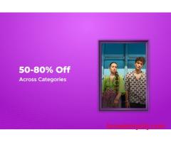 50-80% Off Across Categories