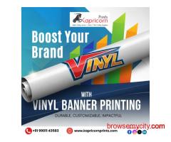Vinyl Banner Printing Services in Bangalore