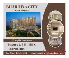 Bhartiya City Nikoo Homes 6 - Luxury 2, 3 & 4 BHK Apartments in Kogilu, Bangalore