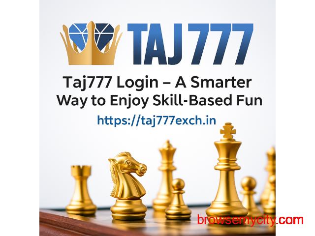 Taj777 Login – A Smarter Way to Enjoy Skill-Based Fun - 1/1