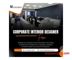 Corporate Interior Designer Firm in Bangalore | Best Architecture Firms in Bangalore