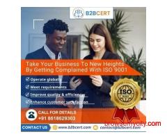 Achieve ISO 9001 Certification in Bangalore with B2BCERT