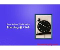 Best Selling Wall Clocks Starting @ Rs 149