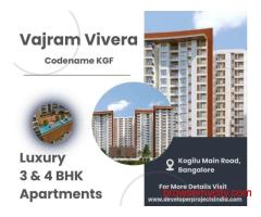Vajram Vivera - Exclusive 3 & 4 BHK Premium Residences on Kogilu Main Road, Bangalore