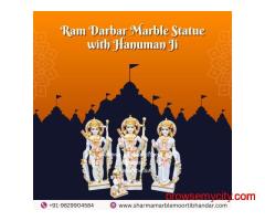 Handmade Ram Darbar Statue with Hanuman Ji - Now Available at Best Prices