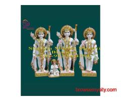 Handmade Ram Darbar Statue with Hanuman Ji - Now Available at Best Prices