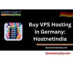 Buy VPS Hosting in Germany: Hostnetindia