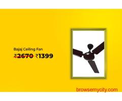 Bajaj Ceiling Fan @ Rs 1399 Worth Rs 2670