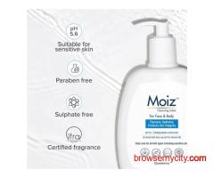Moiz Gentle Cleansing Lotion – Soothing Face & Body Cleanser