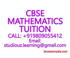 MATHEMATICS TUITION- CBSE, ICSE, ISC, NIOS, STATE BOARD- CLASSES- 8, 9, 10, 11, 12, BOARD EXAM PREP