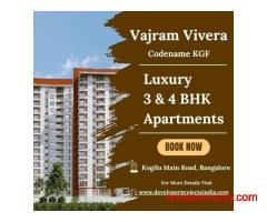 Vajram Vivera - Redefining 3 and 4 BHK Luxury Living on Kogilu Main Road, Bangalore
