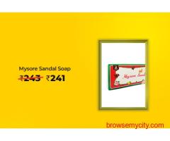Mysore Sandal Soap (3 x 150 g) @ Rs 241 Worth Rs 243