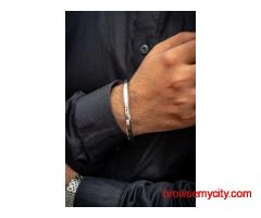 stainless steel kada for men