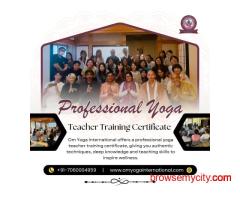 Professional Yoga Teacher Training Certificate | Om Yoga International in Rishikesh, India