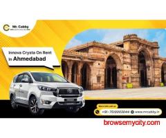 Innova Crysta on Rent in Ahmedabad - Mr. Cabby
