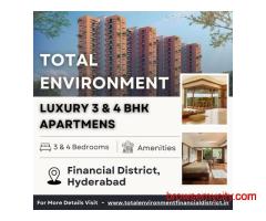 Total Environment Apartments - Spacious 3 & 4 BHK Homes for Sale in Hyderabad
