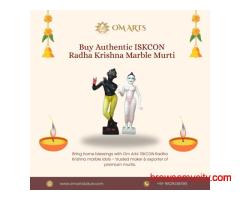 Buy Authentic ISKCON Radha Krishna Marble Murti