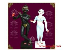 Buy Authentic ISKCON Radha Krishna Marble Murti