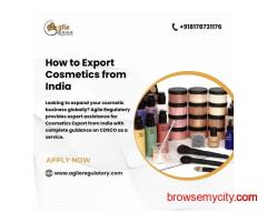 CDSCO Services Made Easy for Cosmetics Export from India