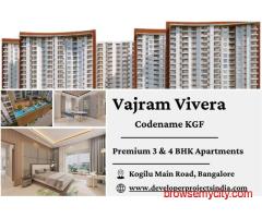 Vajram Vivera Apartments - Spacious 3 & 4 BHK Homes with Modern Amenities in North Bangalore