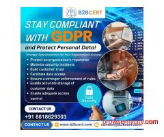 Get GDPR Certification in Bangalore with b2bcert