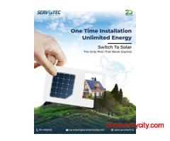 Servotech Rooftop Solar Panels for Home – One-Time Installation, Unlimited Energy