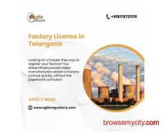 Start Your FACTORY in Telangana with Factory License