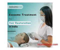 Exosome Treatment for Hair Restoration in India | Advancexo