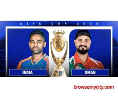 India vs Oman Cricket Betting Id