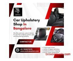 Car Upholstery Shop In Bangalore | Artificial Leather Car Seat Cover