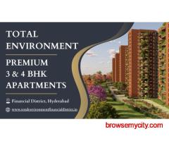 Luxury Apartments in Financial District - Total Environment 3 & 4 BHK Flats in Hyderabad