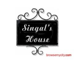 Singals House Metal Laser Cut Name Plate Modern Design