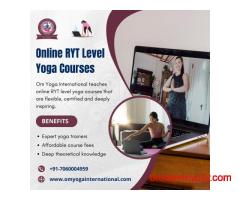 Online RYT Level Yoga Courses | Om Yoga International in Rishikesh, India
