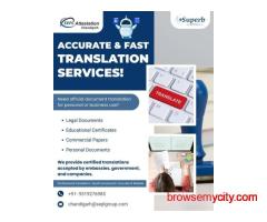 Get Documents Translation Services in Chandigarh
