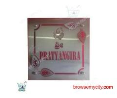 PRATYANGIRA Premium Stainless Steel CNC Cut Name Plate