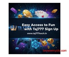 Easy Access to Fun with Taj777 Sign Up