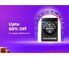 Upto 60% Off on Large Appliances