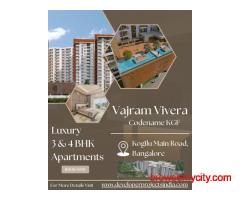 Vajram Vivera 3 & 4 BHK Luxury Apartments in Bangalore | Premium Flats on Kogilu Main Road