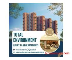Total Environment Luxury Apartments in Hyderabad | 3 & 4 BHK Flats in Financial District