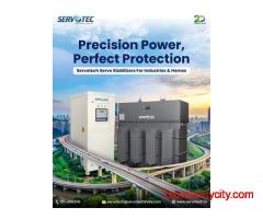 Servotech Servo Stabilizers for Industries and Homes