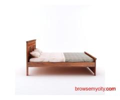 Sheesham Wood King Size Bed - Shekhawati Crafts