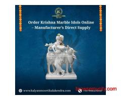 Order Krishna Marble Idols Online – Manufacturer’s Direct Supply