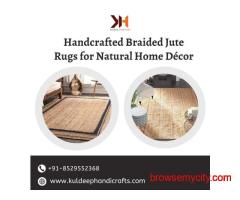 Handcrafted Braided Jute Rugs for Natural Home Décor
