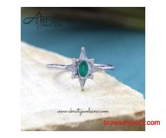 Handcrafted Green Onyx Rings by Akrati Jewels Inc – Shop Now