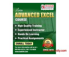 Advanced Excel Training at Design Academy Delhi
