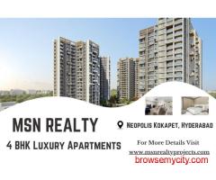 MSN Realty Neopolis - Gated Community 4 BHK Apartments in Kokapet, Hyderabad